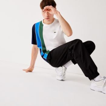 Lacoste SPORT Performance Side Zip Track Pants - Kalhoty Pánské Černé | CZ-zYP1n0